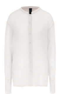Шелковая полупрозрачная блуза с удлиненной спинкой Ilaria Nistri