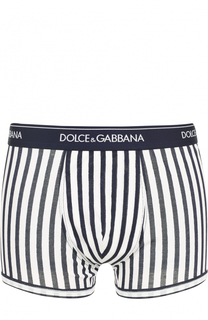 Хлопковые боксеры с широкой резинкой Dolce &amp; Gabbana