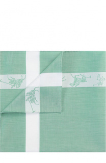 Хлопковый платок с контрастной отделкой Simonnot-Godard