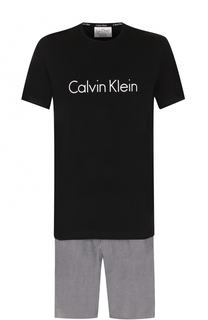 Хлопковая пижама с шортами Calvin Klein