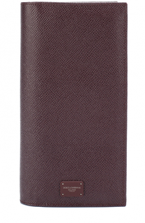 Кожаный бумажник с отделениями для кредитных карт и монет Dolce &amp; Gabbana