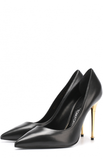 Кожаные туфли Metal Heel на шпильке Tom Ford