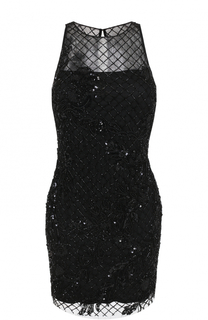 Приталенное мини-платье с вышивкой Basix Black Label