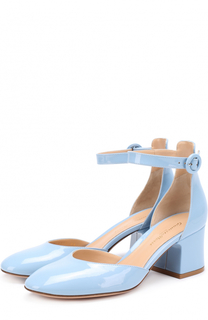 Лаковые туфли Greta с ремешком на щиколотке Gianvito Rossi