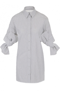 Блуза в полоску в бантами на рукавах Victoria by Victoria Beckham