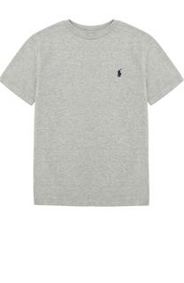 Хлопковая футболка с логотипом бренда Polo Ralph Lauren