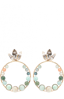 Серьги со съемными подвесками и кристаллами Swarovski Anton Heunis