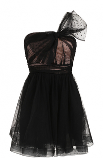 Приталенное мини-платье с бантом REDVALENTINO