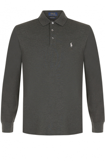 Хлопковое поло с длинными рукавами Polo Ralph Lauren