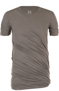 удлиненная хлопковая футболка Rick Owens