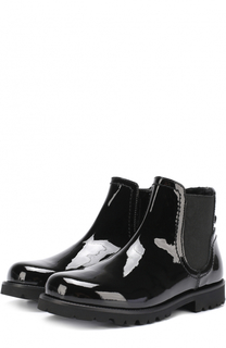 Лаковые ботинки с эластичной вставкой Dolce &amp; Gabbana