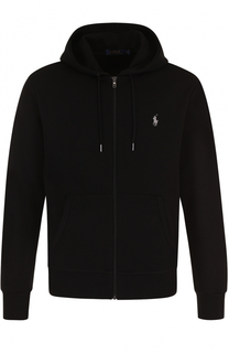 Хлопковая толстовка на молнии с капюшоном Polo Ralph Lauren