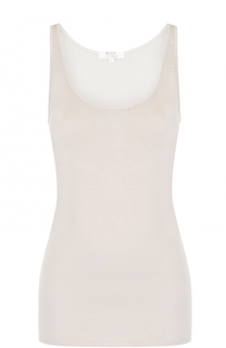 Топ с круглым вырезом без рукавов Back Label
