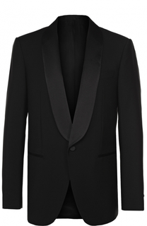 Шерстяной однобортный пиджак с шалевыми лацканами Balenciaga