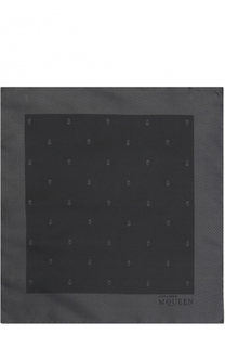 Шелковый платок с узором Alexander McQueen