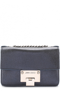 Сумка Rebel Soft Mini из металлизированной кожи Jimmy Choo