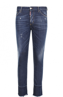 Джинсы прямого кроя с необработанным краем Dsquared2