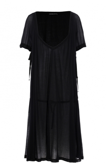 Платье свободного кроя с V-образным вырезом Ann Demeulemeester