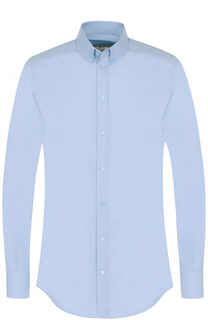 Хлопковая сорочка с воротником button down Dolce &amp; Gabbana
