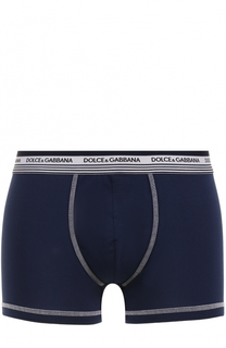 Хлопковые боксеры с широкой резинкой Dolce &amp; Gabbana