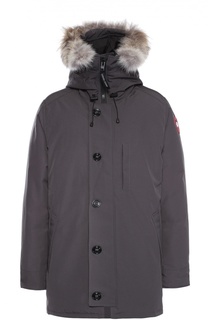 Пуховая парка Chateau с меховой отделкой капюшона Canada Goose