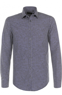 Хлопковая рубашка с принтом Sand