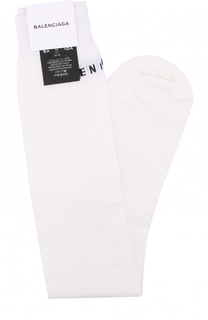 Шерстяные носки с логотипом бренда Balenciaga