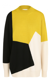 Пуловер свободного кроя с круглым вырезом и принтом Dries Van Noten