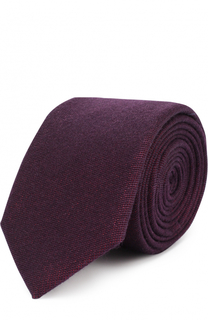 Шелковый галстук с узором HUGO