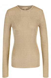 Пуловер фактурной вязки с круглым вырезом Michael Kors