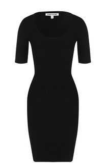 Приталенное мини-платье с круглым вырезом Elizabeth and James