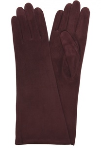 Удлиненные замшевые перчатки Agnelle