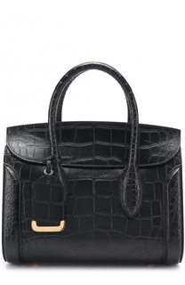 Сумка Heroine 30 с тиснением Alexander McQueen