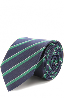 Шелковый галстук в полоску Dal Lago