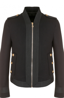 Шерстяная приталенная куртка на молнии Dolce &amp; Gabbana