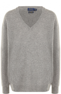 Кашемировый пуловер с V-образным вырезом Polo Ralph Lauren