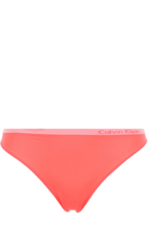 Трусы-стринги с логотипом бренда Calvin Klein