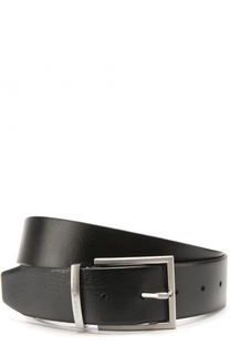 Кожаный ремень с металлической пряжкой HUGO