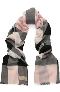 Кашемировый шарф в клетку Burberry