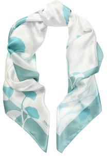 Шелковый шарф с цветочным рисунком Armani Collezioni