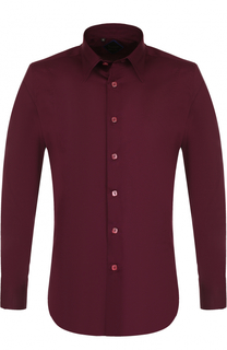 Хлопковая сорочка с воротником кент Billionaire