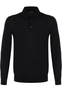 Шерстяное поло с длинными рукавами Ermenegildo Zegna