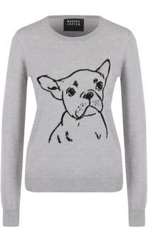 Вязаный пуловер с принтом Markus Lupfer