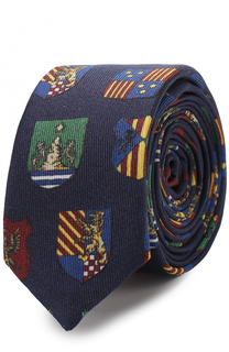 Шелковый галстук с принтом Dolce &amp; Gabbana