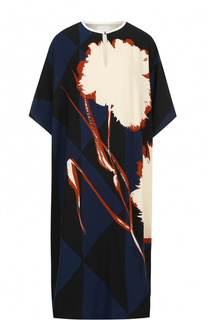 Платье свободного кроя с принтом Dries Van Noten