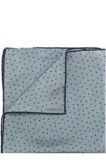 Шелковый платок с принтом Lanvin