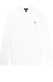 Хлопковое поло с длинными рукавами Polo Ralph Lauren
