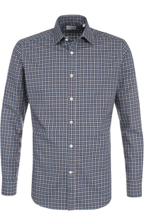 Хлопковая рубашка в клетку Bagutta