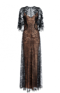 Платье-макси с кружевной отделкой Givenchy