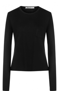 Лонгслив с круглым вырезом T by Alexander Wang